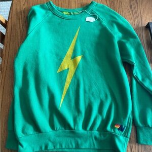 AN Green Lightning Bolt Sweatshirt